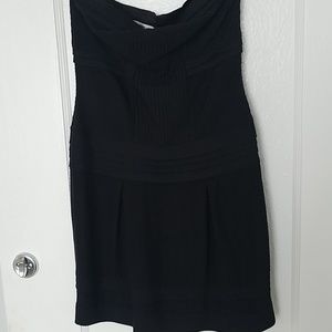 DVF strapless silk dress